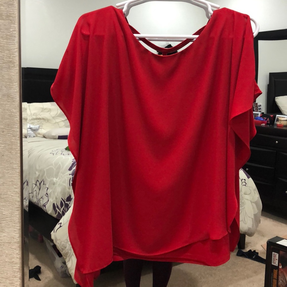 Red blouse